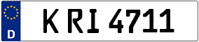 Truck License Plate